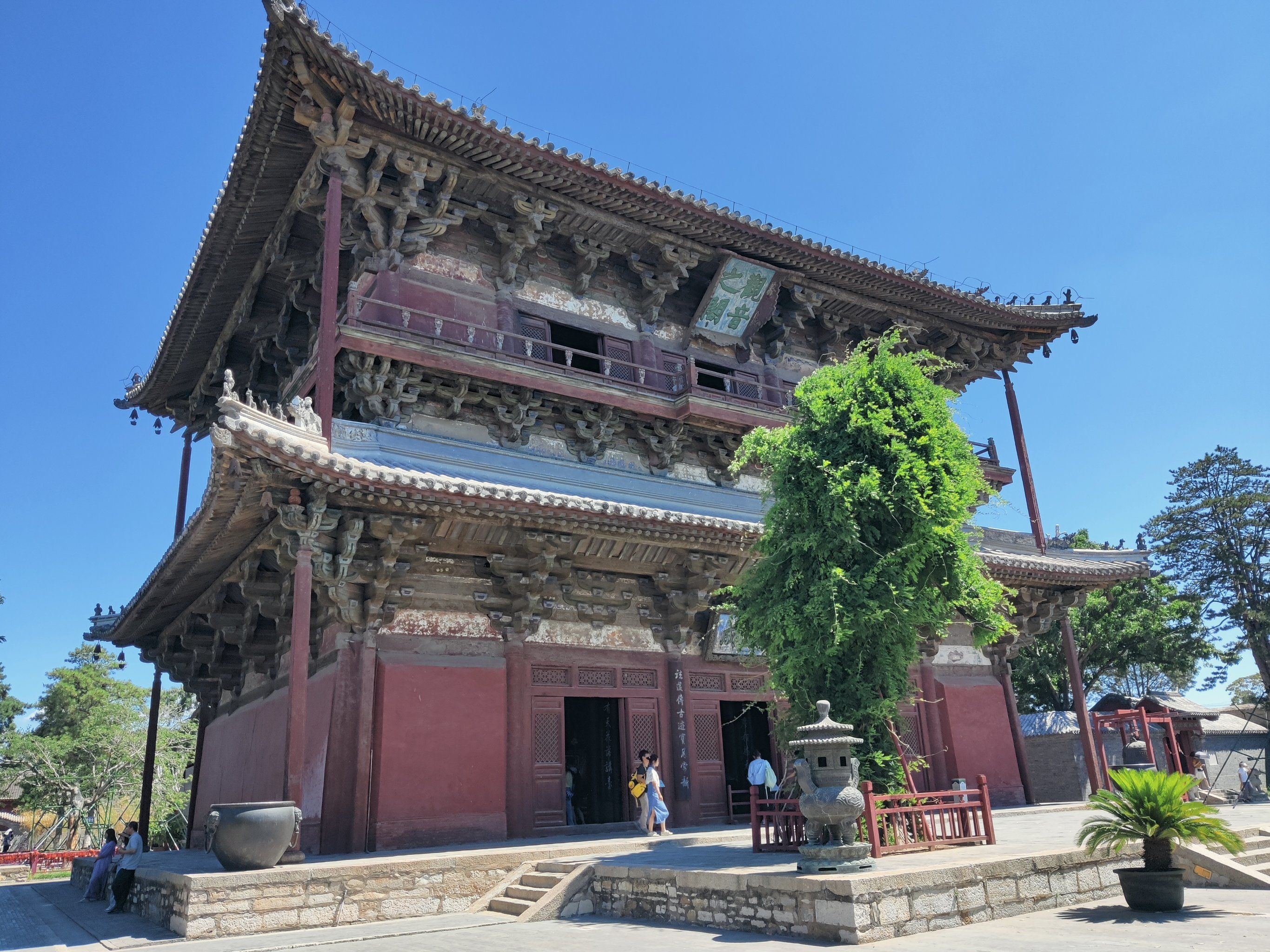 几个明代现存的古建筑之一.应该也是本地标