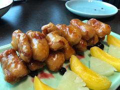 菠萝咕噜猪颈肉-有璟阁港式餐厅(金融街购物中心店)