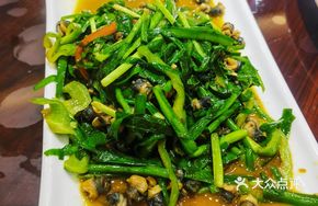 Stir-fried Leek with Snails