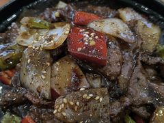 铁板黑椒牛柳-银村街粥店(北线阁店)