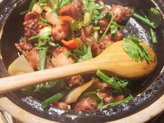 啫啫清远鸡煲-沙胆彪炭炉牛杂煲(上海日月光广场店)