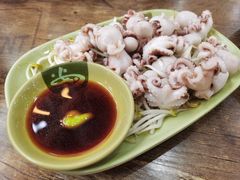 芥末白灼八爪鱼-贞姨美食·老字号海鲜大排档