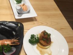 鱼子虾子和柚子焗虾-菊上日式料理(蚌埠银泰店)