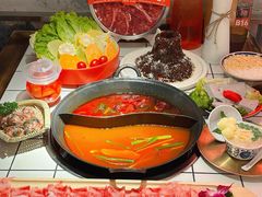 -热火朝天鲜切牛肉火锅(南强街巷店)