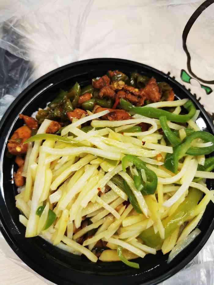 大米先生(天府四街餐厅)-"工作日随意点个外卖在咖啡店吃饭,味道谈不.