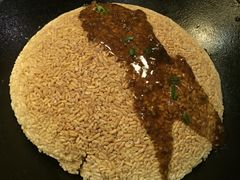 一个锅巴和时蔬-薇酌饮·陕西菜(南门外店)