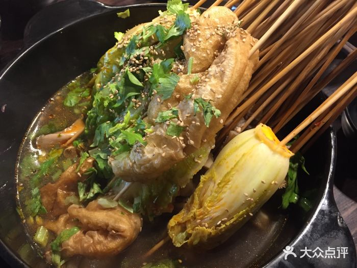 宽窄巷子串串香(南京总店)-油条-菜-油条图片-南京美食-大众点评网