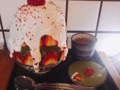 草莓抹茶冰-WONDER ICE 萬得冰田(建設路总店)