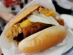 脏脏芝士鳕鱼鸡腿堡-肯德基(宁波万达店)