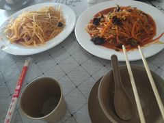 -青海特色美食小炒炕锅牦牛肉火锅