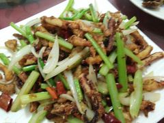 干煸鱿鱼-烁佳海鲜大馅饺子