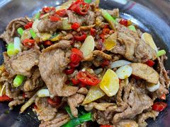 干锅山猪肉-湖南人家湘菜馆(镇江路店)