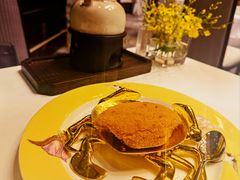 焗酿鲜蟹盖-东海朗廷酒店-唐阁T’ANG COURT 中餐厅