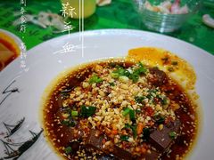 辣子蒜羊血-令氏家外家周秦食府(高新店)