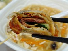 葱饼卷牛肉-台北楚楚园馅饼粥(虹桥南丰城店)