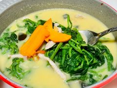 皮蛋肉丝煮桑芽-清晖小苑·顺德菜(观澜湖新城店)
