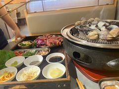 -围炉肉舍•炭烤活鳗•丹东海鲜烤肉(步行街店)