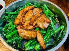 叉烧炒芥兰-农汤老店(顺联公园里店)