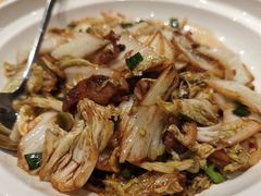 油渣炒高山娃娃菜-老阿爸鲜鱼土菜(独墅湖店)