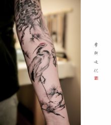 水墨-李轩纹身LEE TATTOO