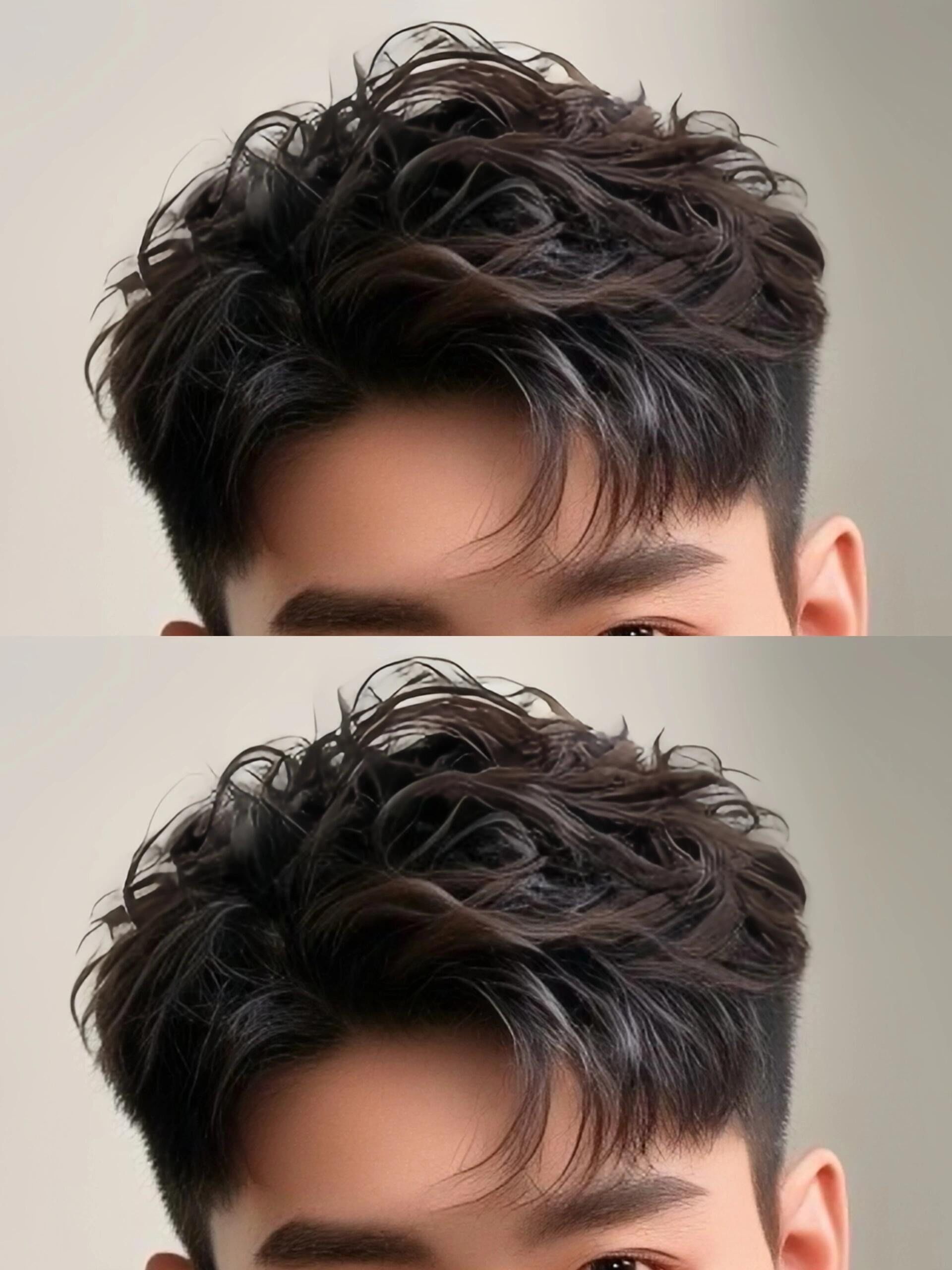 学会这款男士发型