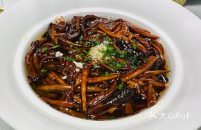 Almond Mushroom Sizzling Eel Strips