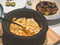 石锅蟹黄豆腐-醉舍·新淮扬菜(长宁龙之梦店)