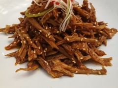 香辣鸭脯丝-唐廊烤鸭店(工体店)