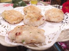 煎墨鱼饼-尚竹阁冬瓜盅·18年地标美食(平洲店)