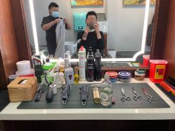 -595barbershop美式油头