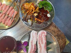 -明洞阿姨·韩式酱蟹烤肉·创意料理(三元桥店)