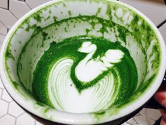 抹茶拿铁-不正咖啡(万达尊店)