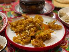 特色锅包肉-闯关东东北农家菜(崂山石老人店)