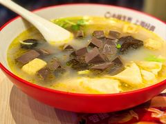 油豆腐百叶包粉丝汤-小杨生煎(浦江欢乐颂店)