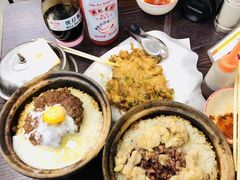 牛肉煲仔饭加蛋-兴记菜馆