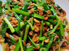 韭菜炒河虾-途肴·老农饭庄(百里峡店)