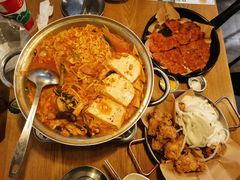 部队火锅-富乐满韩国正宗炸鸡韩国料理(虹泉路店)