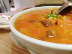 番茄黄豆炖牛腩-西北45°(世茂广场店)