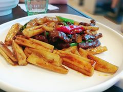 黑椒莲藕牛柳-有璟阁港式餐厅(金融街购物中心店)