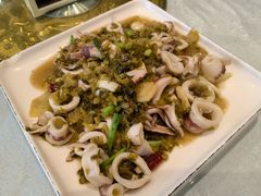 酸菜炒鱿鱼-温岭人家(红花北路店)
