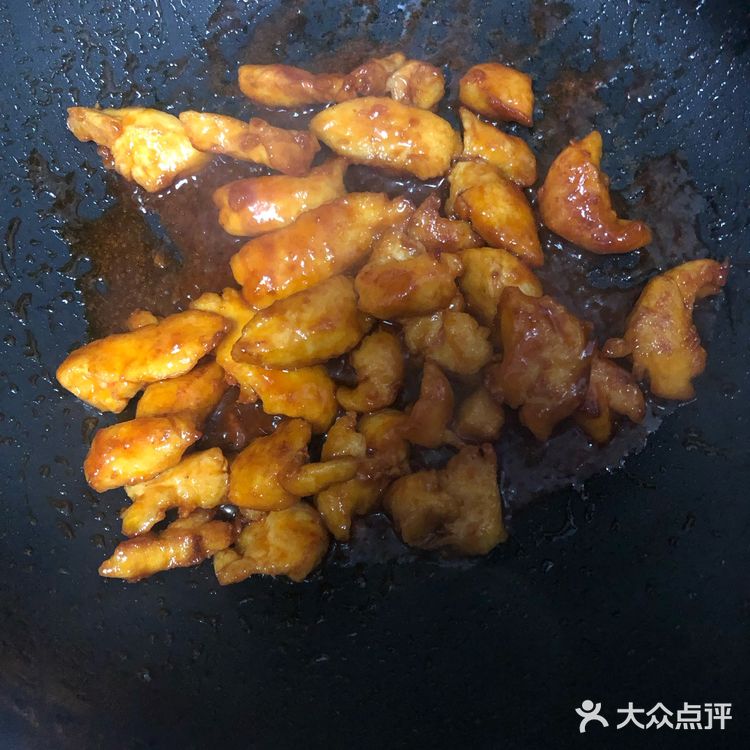 没猪肉，吃鸡肉。