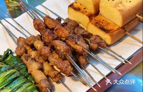 Grilled Northeastern Lamb Ribs Skewers