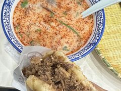 羊肉汤（多肉）-穆得·老周家牛肉烧饼(普利街店)