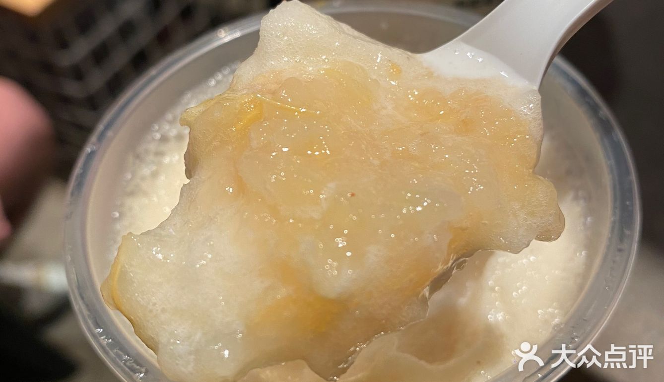 一大半杯都是！绝了！不会很腻