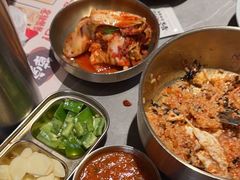 -草家酱蟹炭火烤肉店(珲春南路一店)