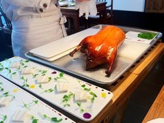 鱼子酱配枣酥香烤鸭-晟永興烤鸭店(五道口店)