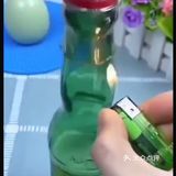 烧一下之后他就一直粘在上面了,第二天打开还可以喝