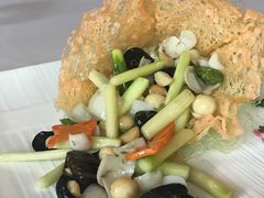 芦笋百合炒夏果-若蘭慈·无国界素食料理(欢乐海岸店)