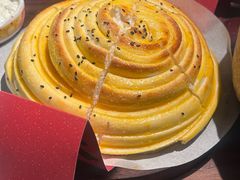 冰淇淋焗烤大花卷-拾光与烟火丨炭火串烧·自贡小活鲜(西村大院店)