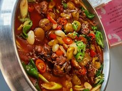 土鸡烧板栗-甜阿姨·天台花园私房菜(万松园店)